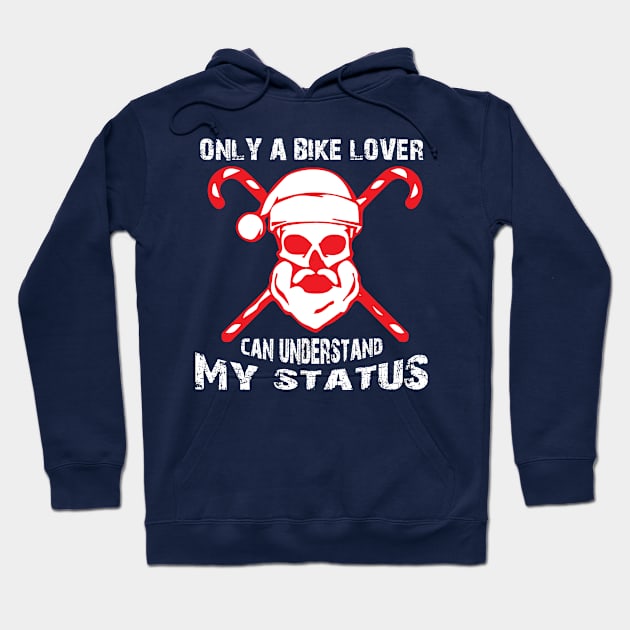 Bike rider status. Hoodie by Aston Graphix